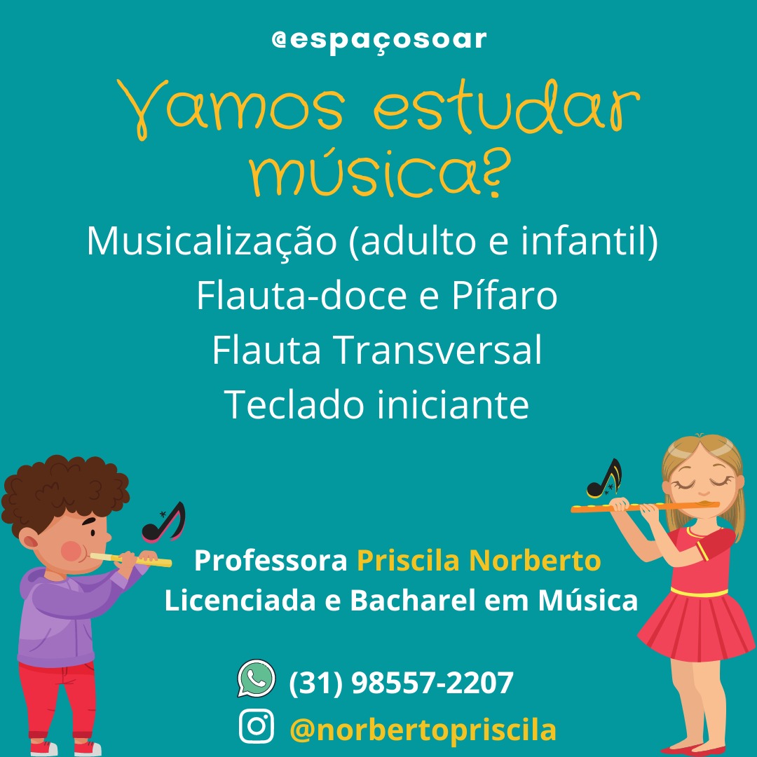 Aulas de musicalização